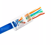 RJ45 CAT6 connector pass trough 10 stuks