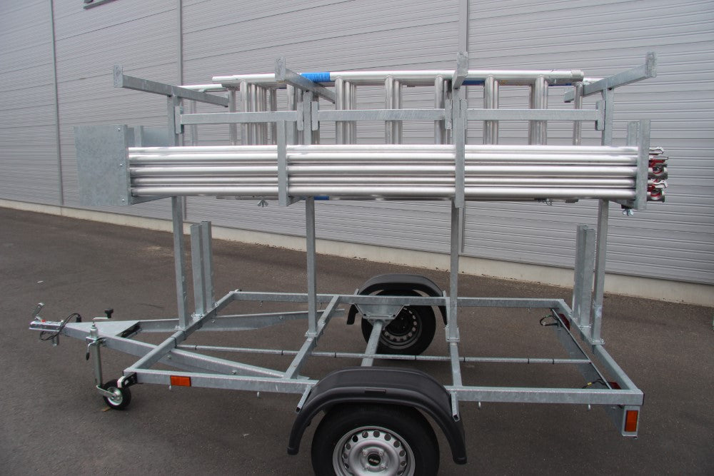 Stelling op aanhangwagen
