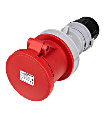 CEE-Koppeling 5P 63A 400V 6h IP44 rood/ grijs