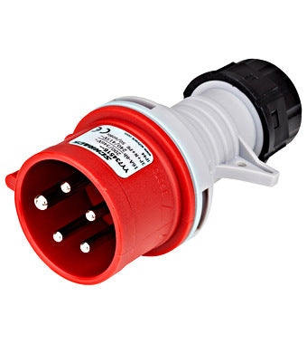 CEE-Stekker met fasenwisselaar 5P 16A 400V 6h IP44