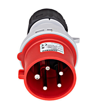 CEE-Stekker met fasenwisselaar 5P 32A 400V 6h IP44