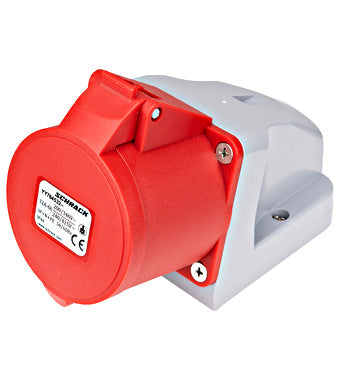 CEE-Stopcontact opbouw 5P 32A 400V 6h IP44