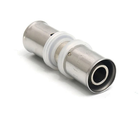 Perskoppeling messing mof FF 16 x 16 mm
