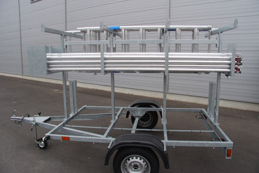 Stelling op aanhangwagen