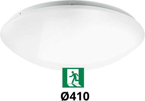 Wandarmatuur Polo G2 IP44 22W 3000K-4000K-6000K 3-CCT 1950-2150lm Ø410 (1x32W) +Noodmodule 3uur